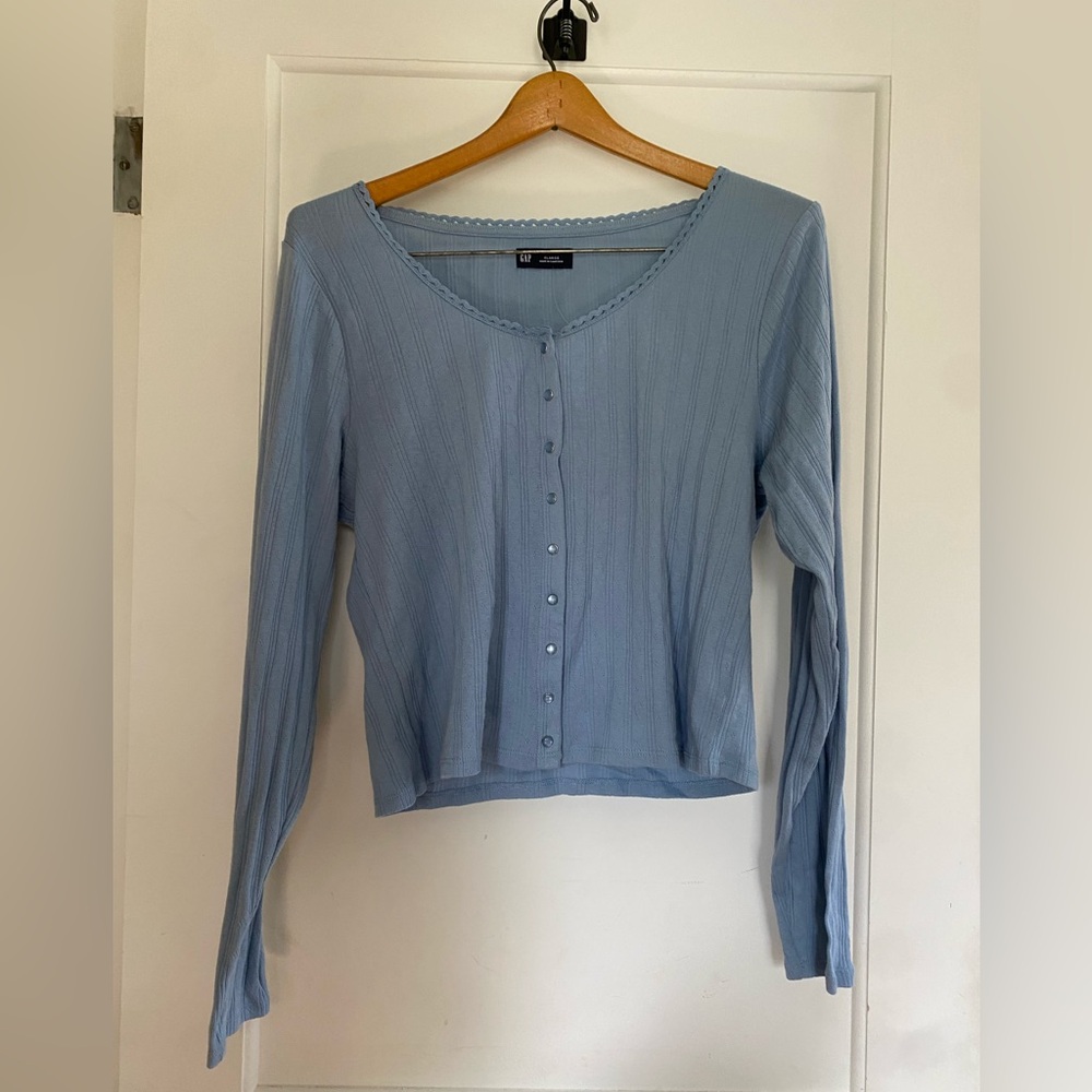 GAP Pointelle Cardigan XL NWT